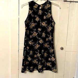 Gorgeous A line satiny polyester dress